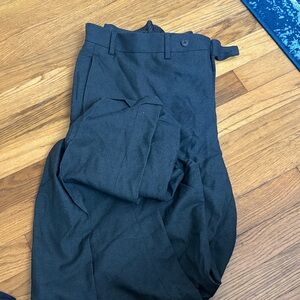 Elegant Charcoal Men's Dress Pants